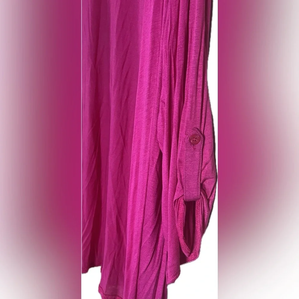 AGB Women's Pink Open Front Cardigan-lightweight. New with tags. Women's size 2X